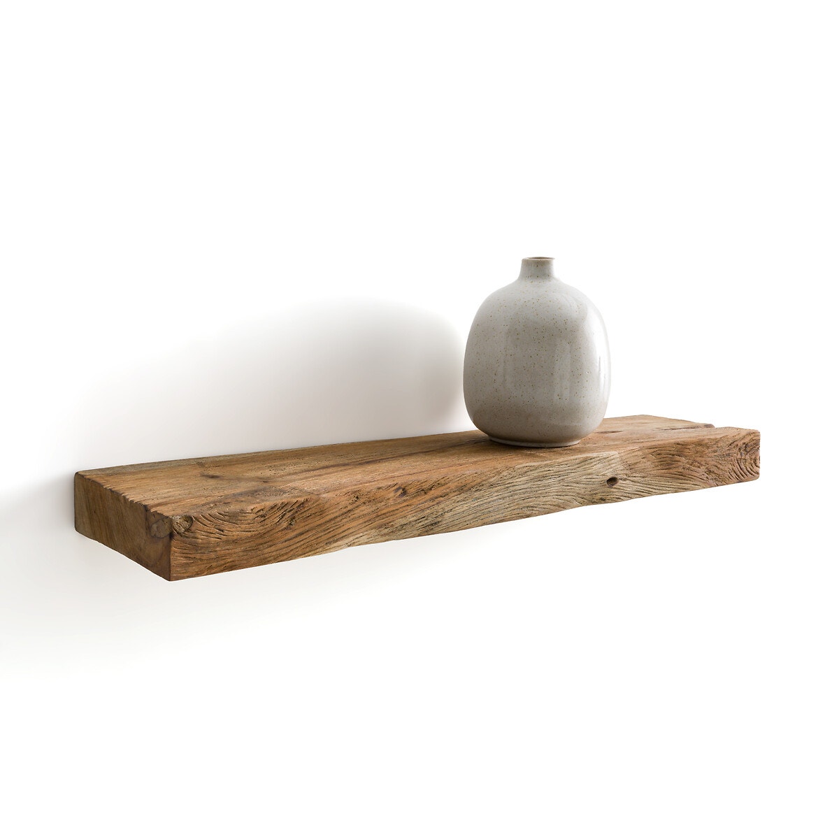 La Redoute Interieurs Ράφι τοίχου από μασίφ ξύλο teak Π60 εκ. Π60xΥ50cm