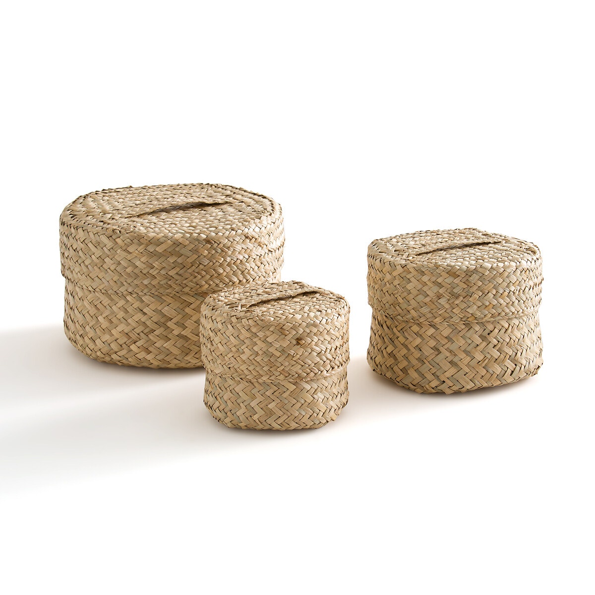 Σετ 3 πλεγμένα κουτιά, Kotak