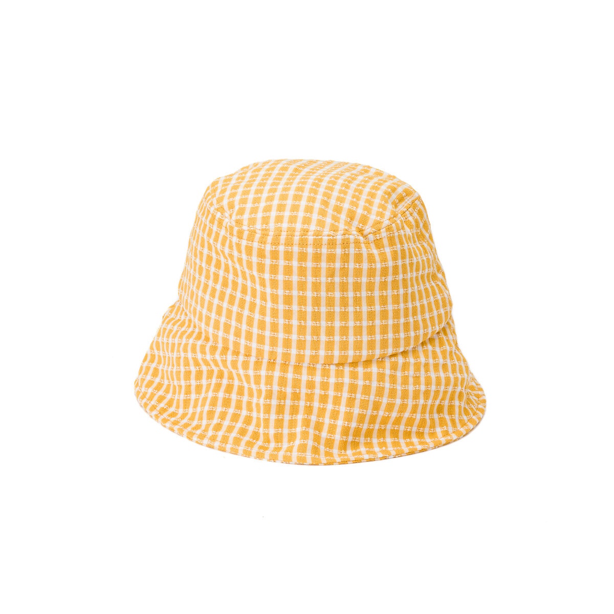 Στρογγυλό καπέλο με καρό μοτίβο
