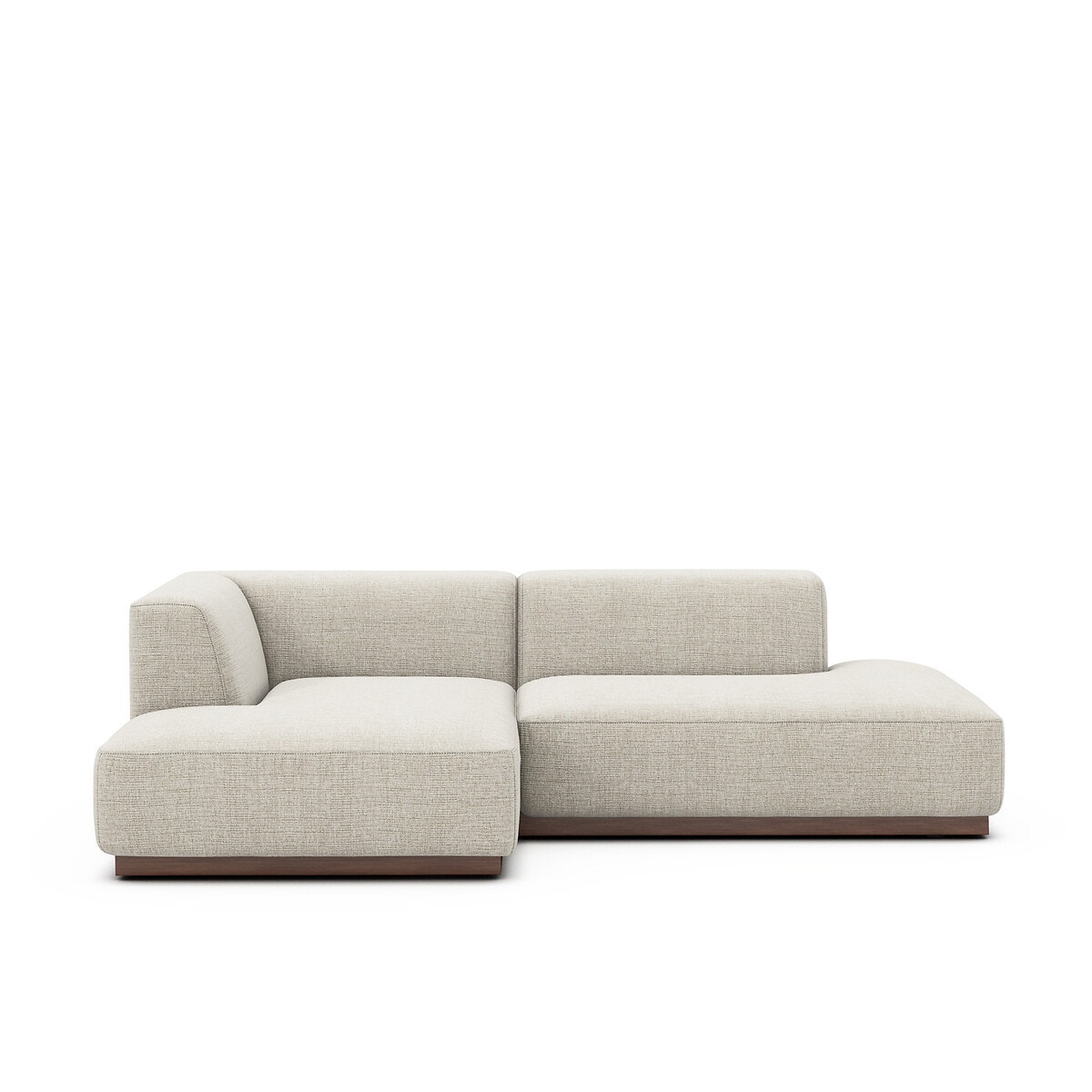 Γωνιακός καναπές με μελανζέ ταπετσαρία Μ152xΠ232xΥ67cm