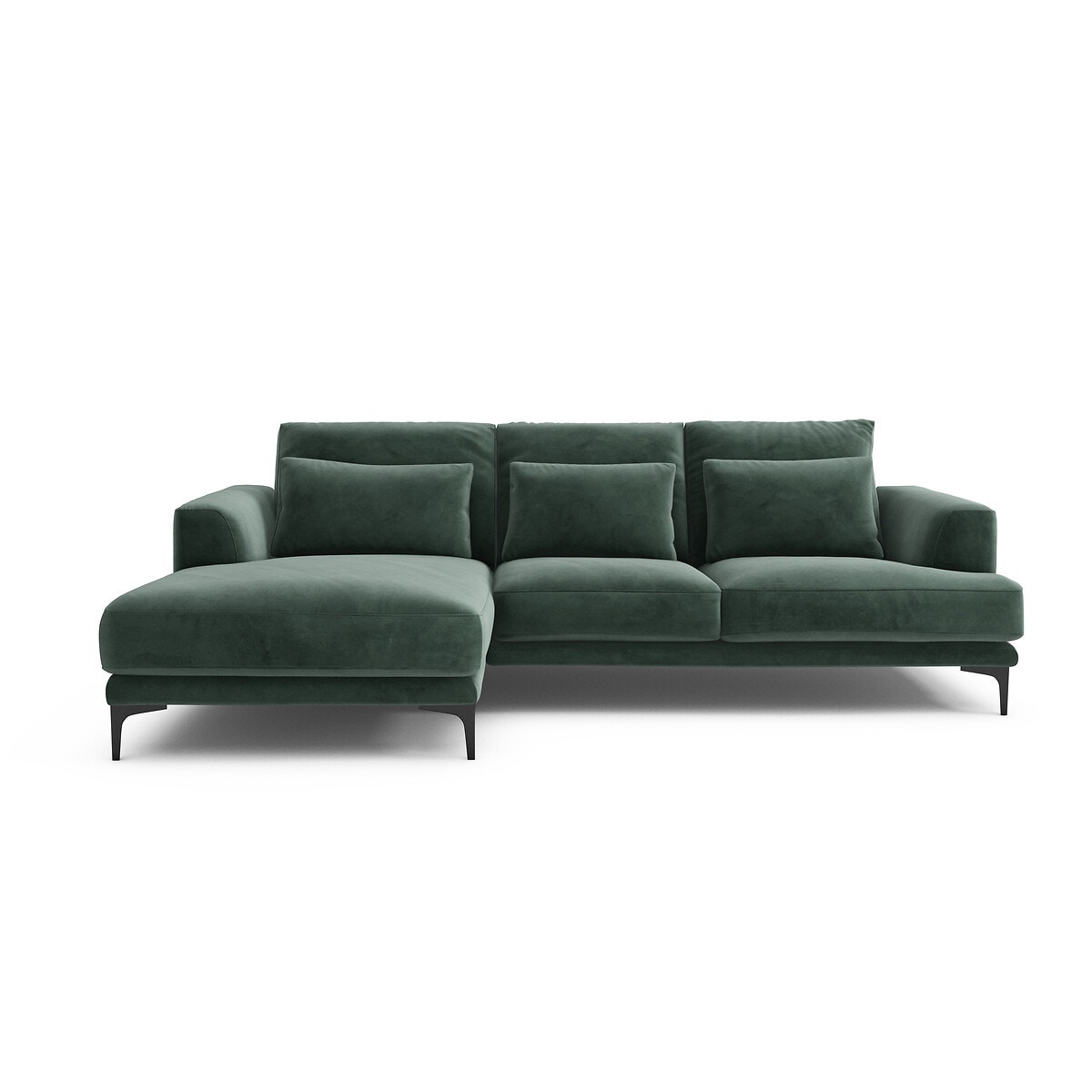 Γωνιακός καναπές από βελούδο, Marsile