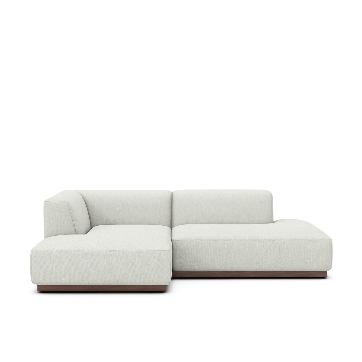 Γωνιακός καναπές XL από σερζ ύφασμα Μ152xΠ232xΥ67cm