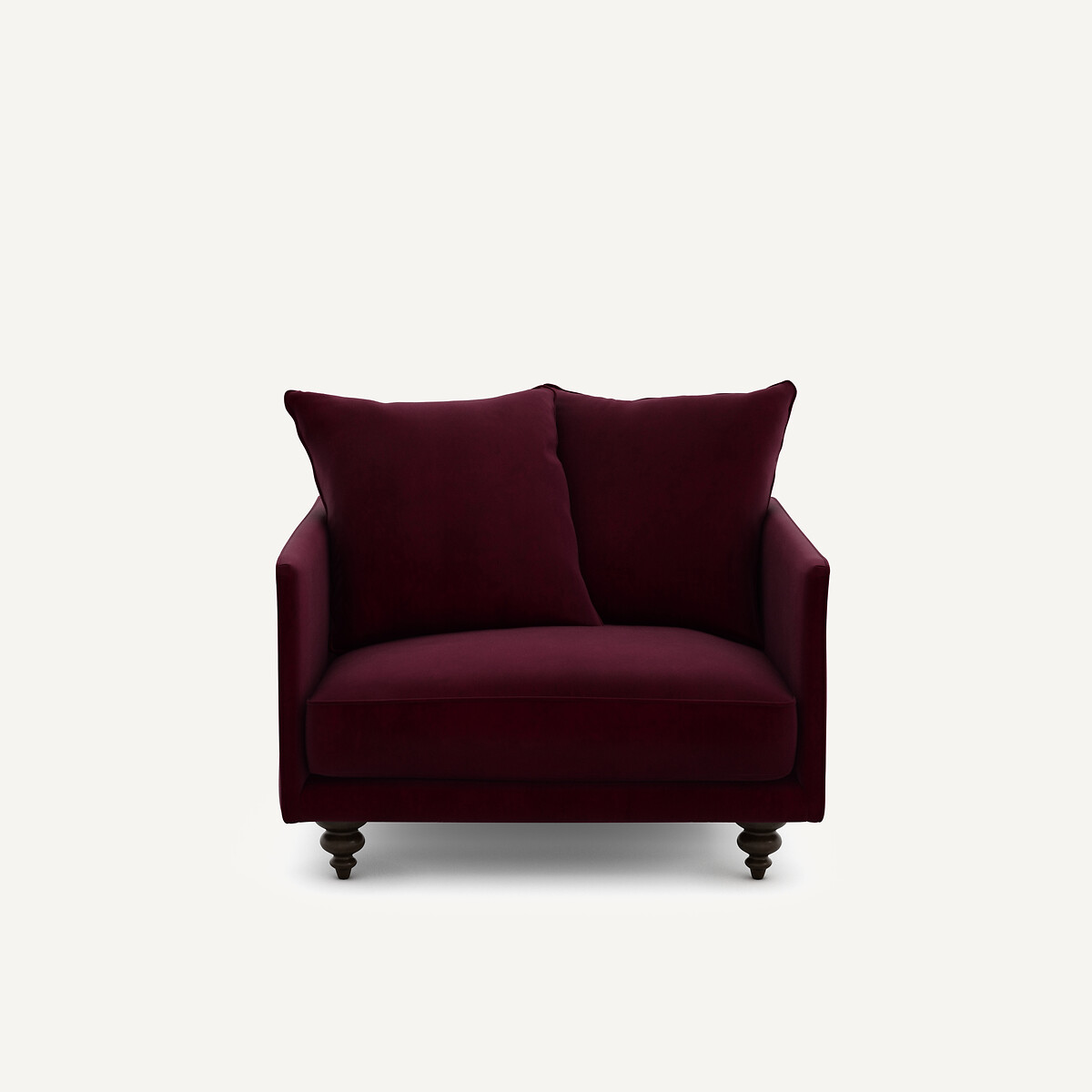 Βελούδινη πολυθρόνα Μ87xΠ87xΥ85cm