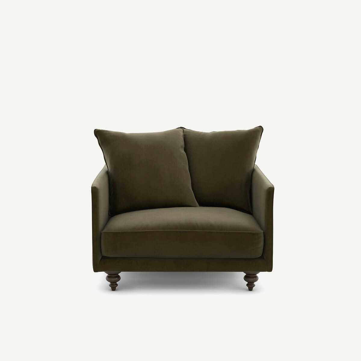 Βελούδινη πολυθρόνα Μ87xΠ87xΥ85cm