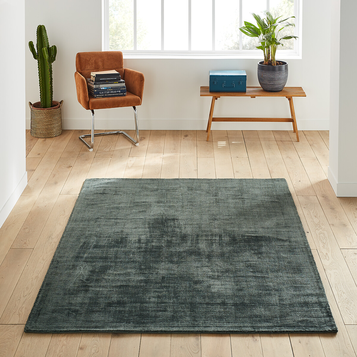 La Redoute Interieurs Χαλί από 100% Tencel με παλαιωμένη όψη 200x290 cm Μ290xΠ200cm