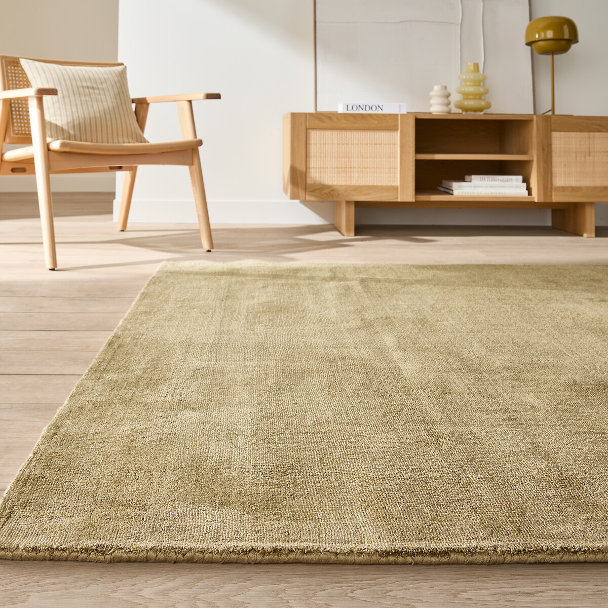 Χαλί από 100% Tencel με παλαιωμένη όψη 160x230 cm Μ230xΠ160cm