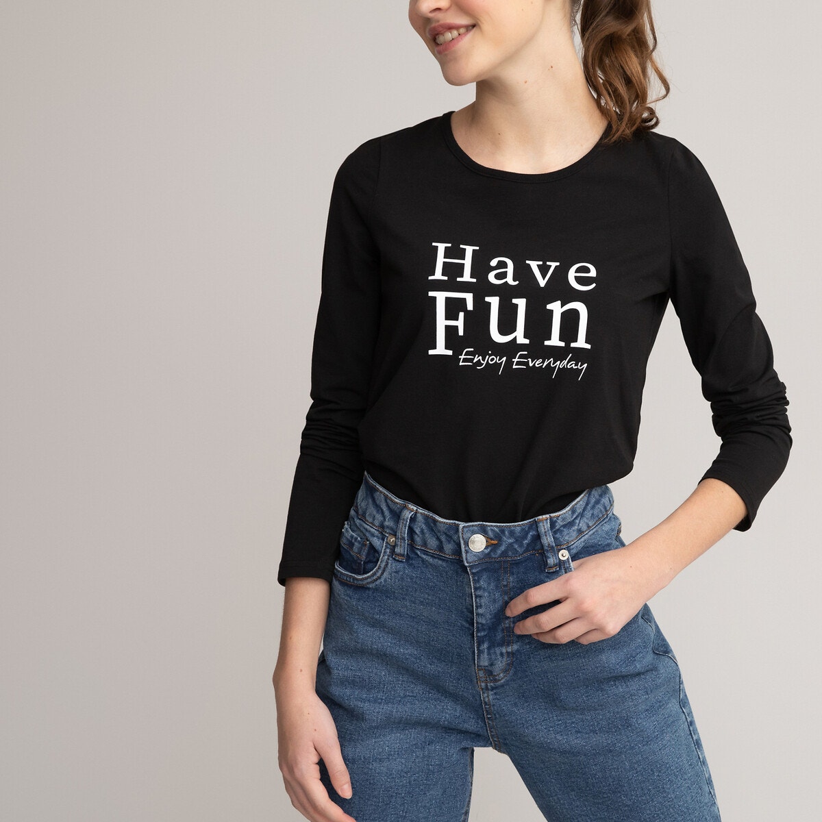 Μακριά μπλούζα με στάμπα