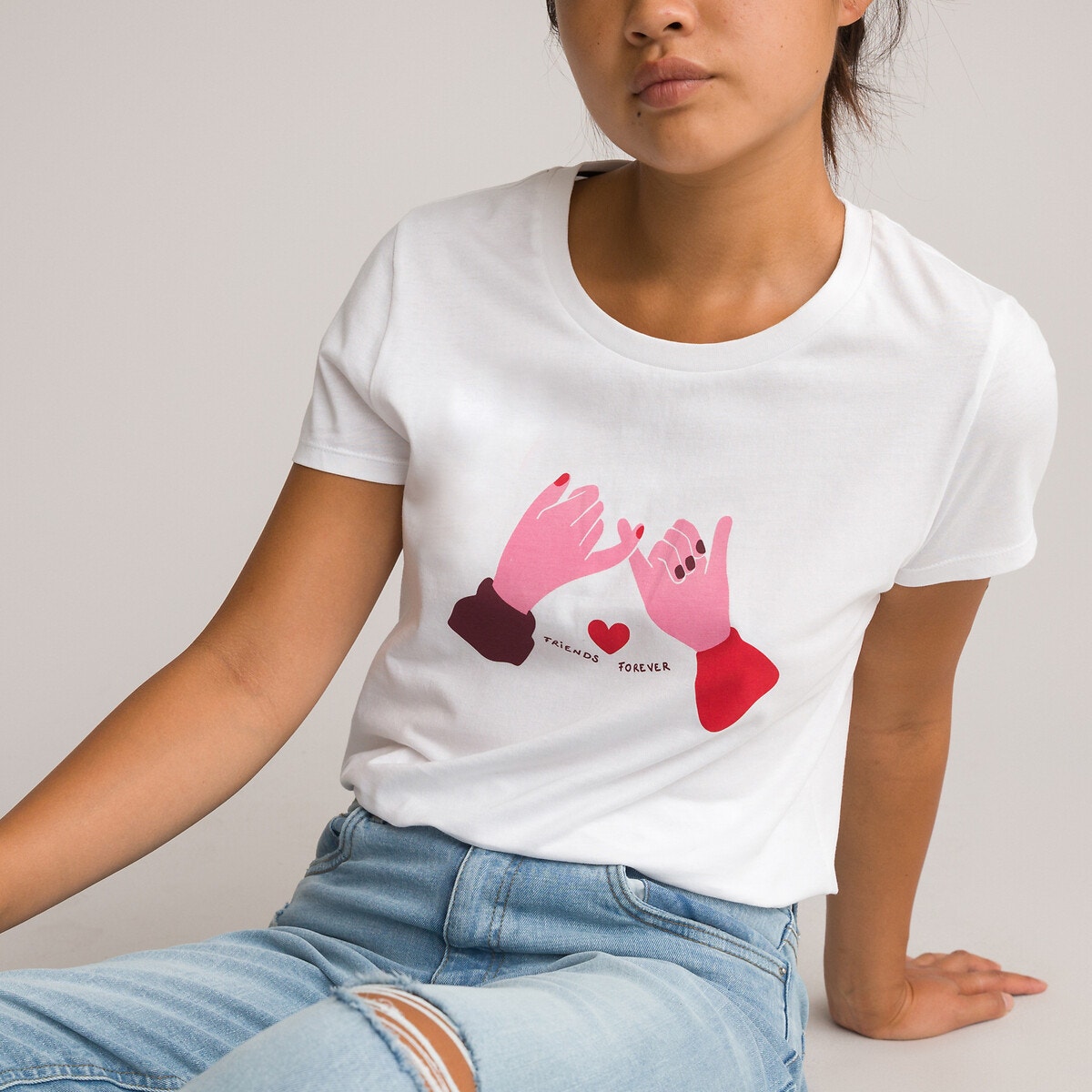 Σετ 2 T-shirt με στάμπα μπροστά