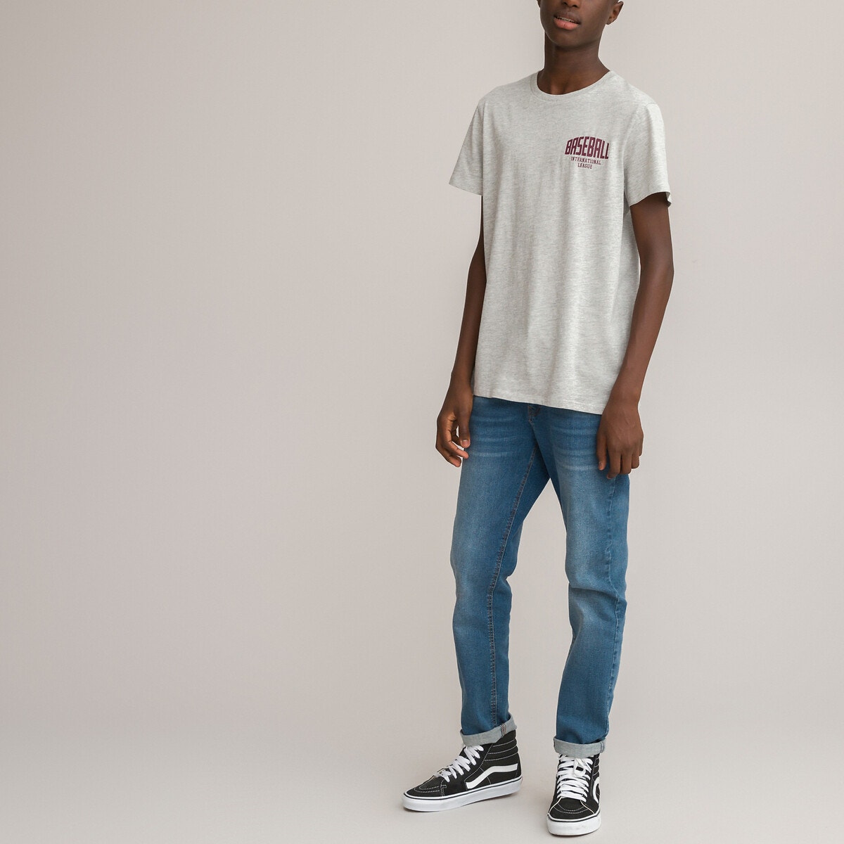 Σετ 2 T-shirt με στρογγυλή λαιμόκοψη