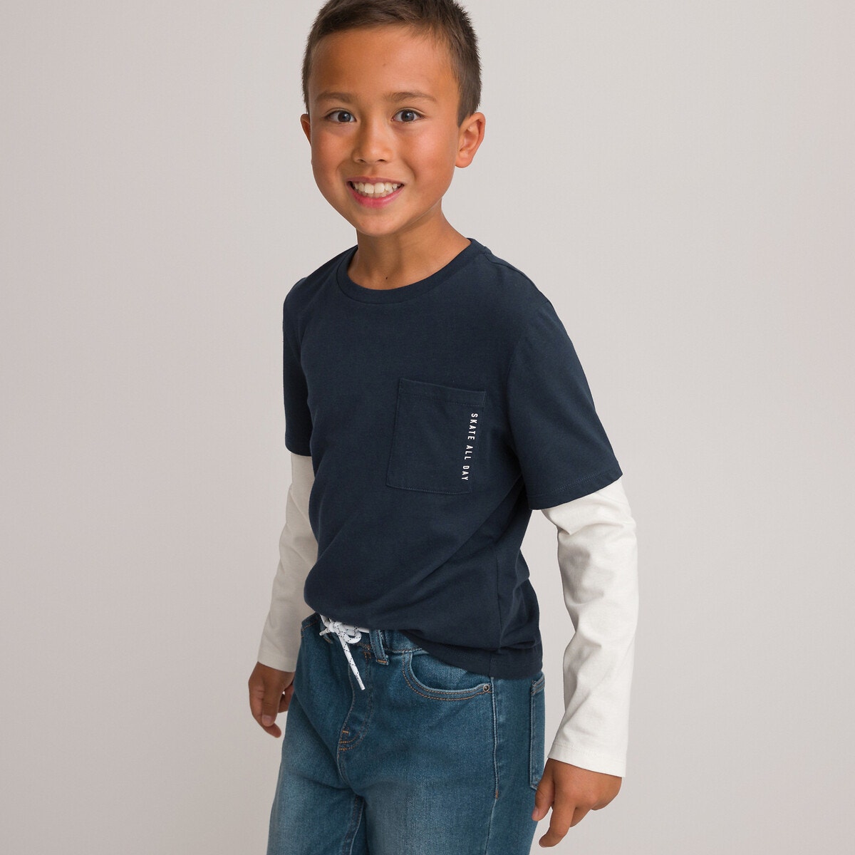 Μακρυμάνικη μπλούζα 2 σε 1