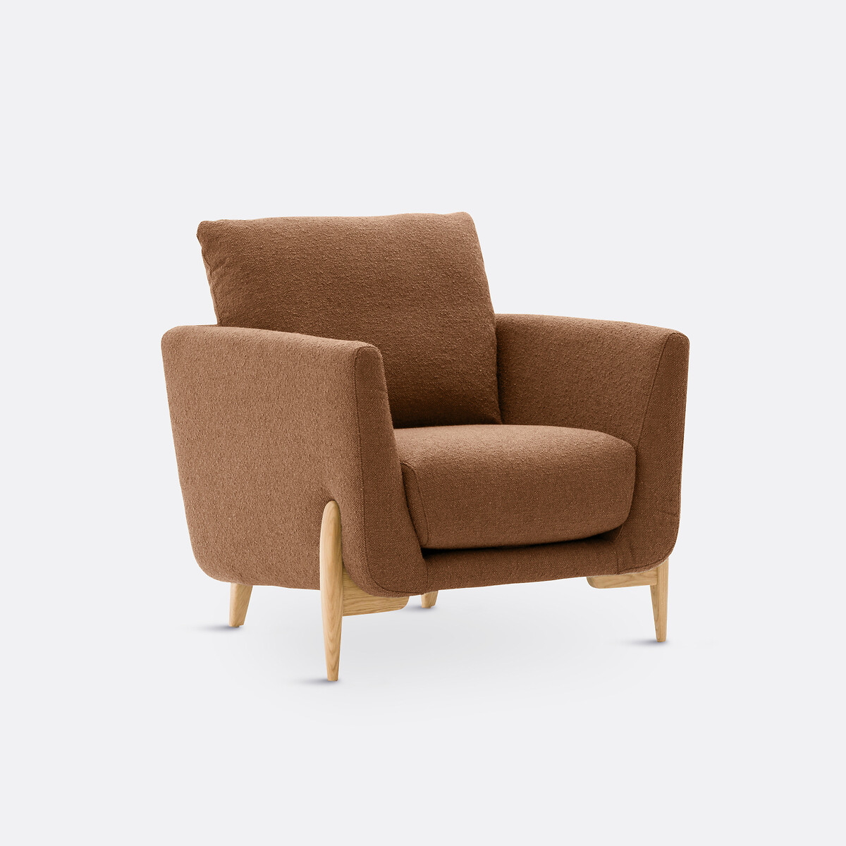 Πολυθρόνα με ταπετσαρία ανάγλυφης ύφανσης