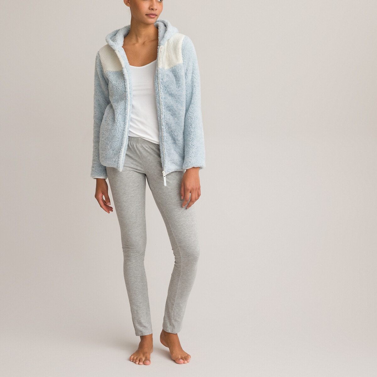 Κοντή ζακέτα homewear από φλις