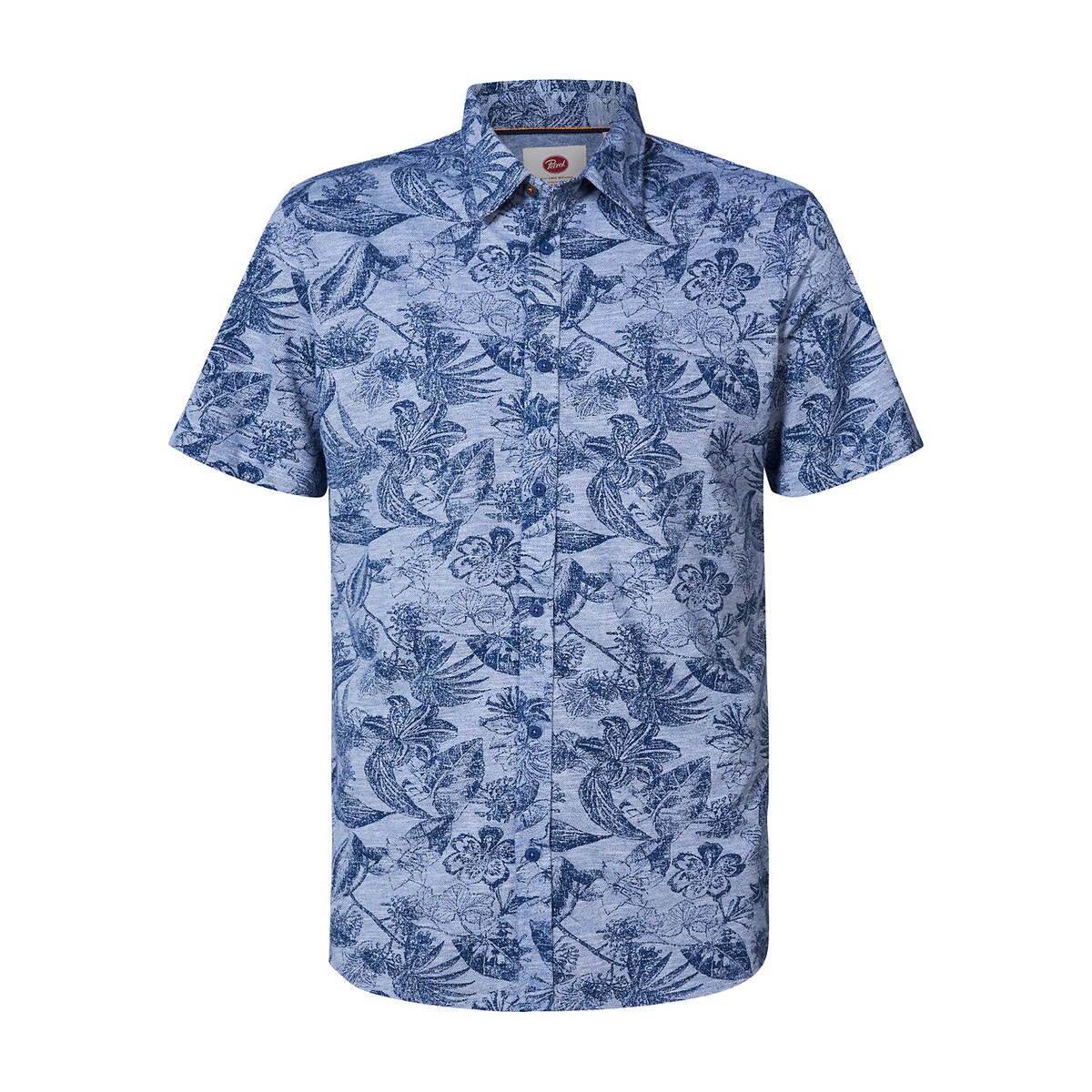 Κοντομάνικο πουκάμισο με φλοράλ μοτίβο