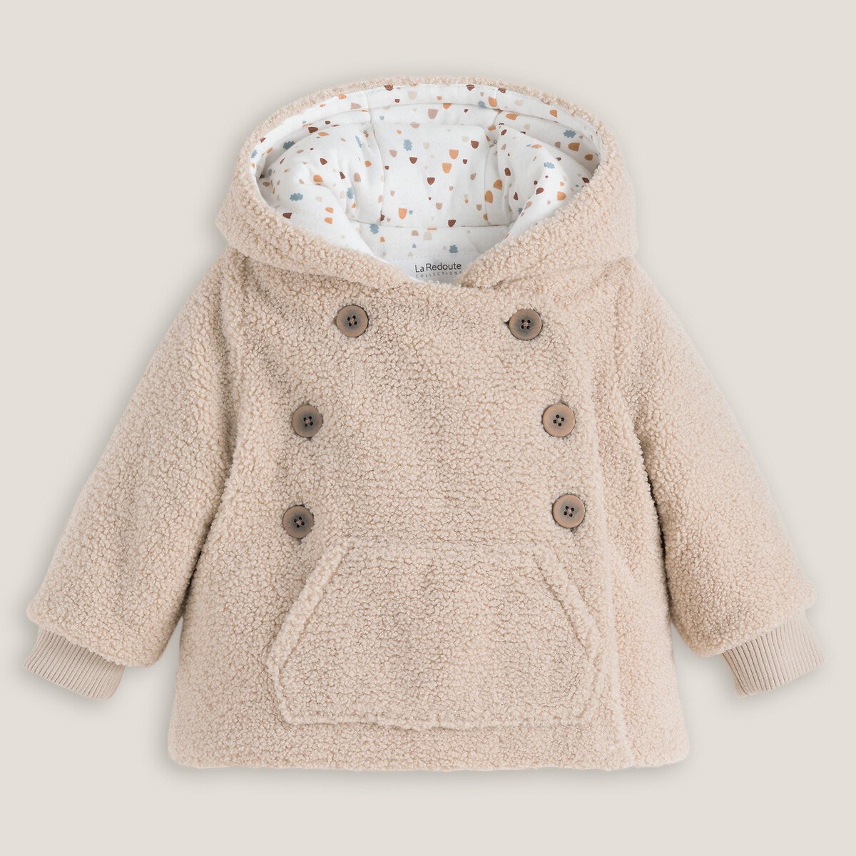 Μόδα > Βρεφικά > Βρεφικά 3 μηνών-3 ετών για κορίτσια > Παλτό, ολόσωμα μπουφάν Ζεστό παλτό με κουκούλα από συνθετική γούνα