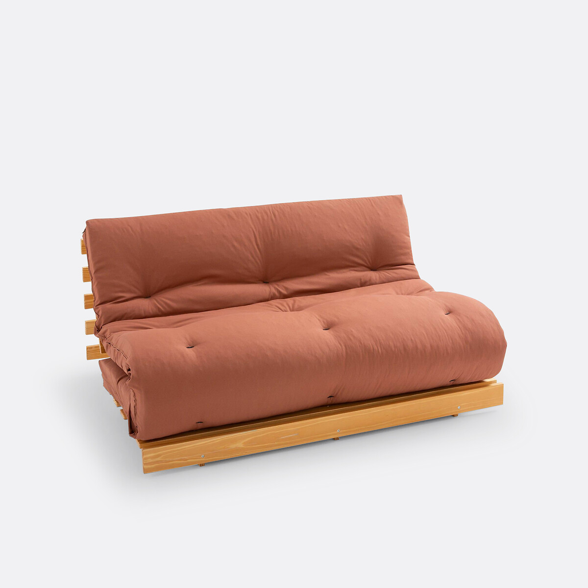 Στρώμα futon από latex, μαλλί και λινό για τον καναπέ Thaï