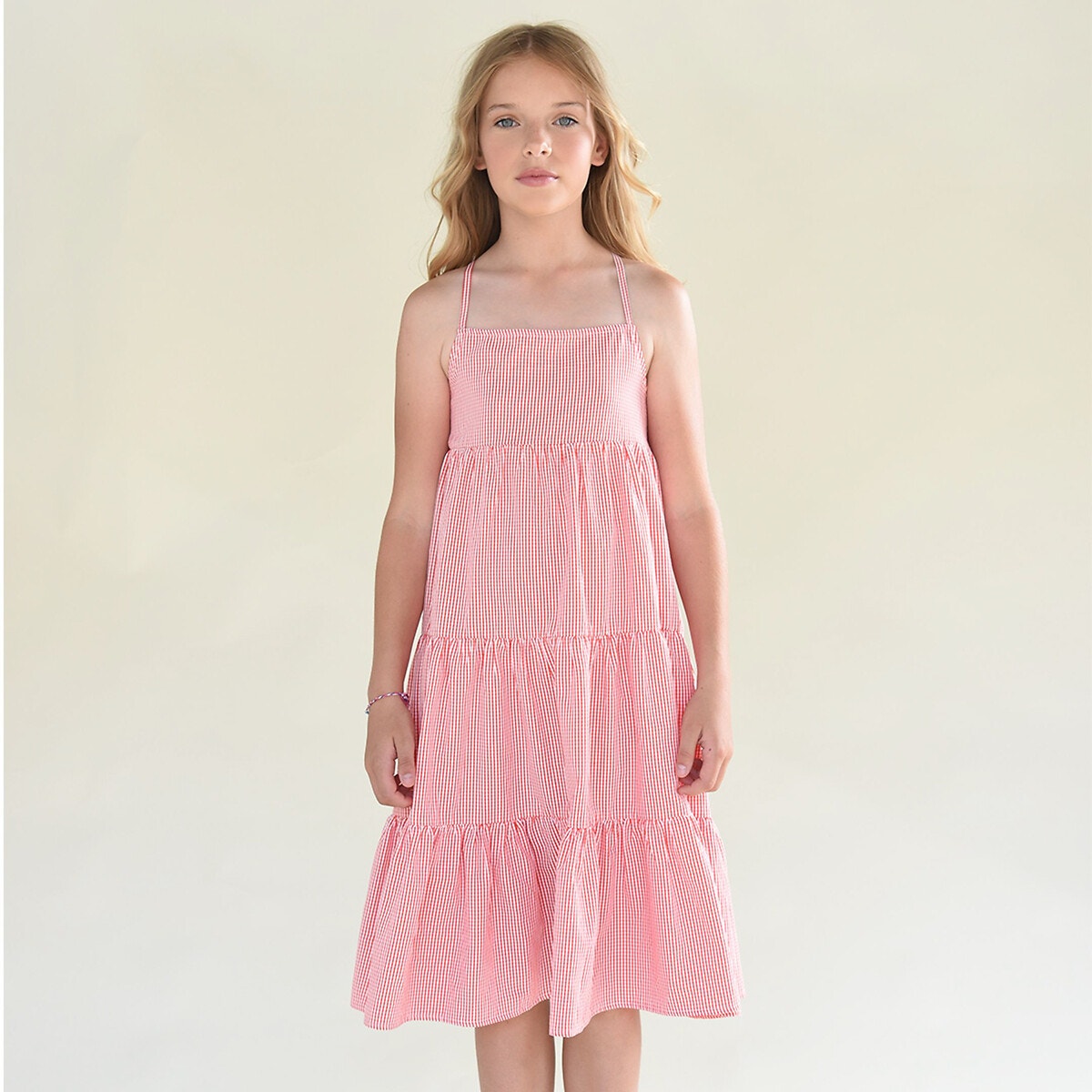 Φόρεμα με μικρά καρό, 8-16 ετών