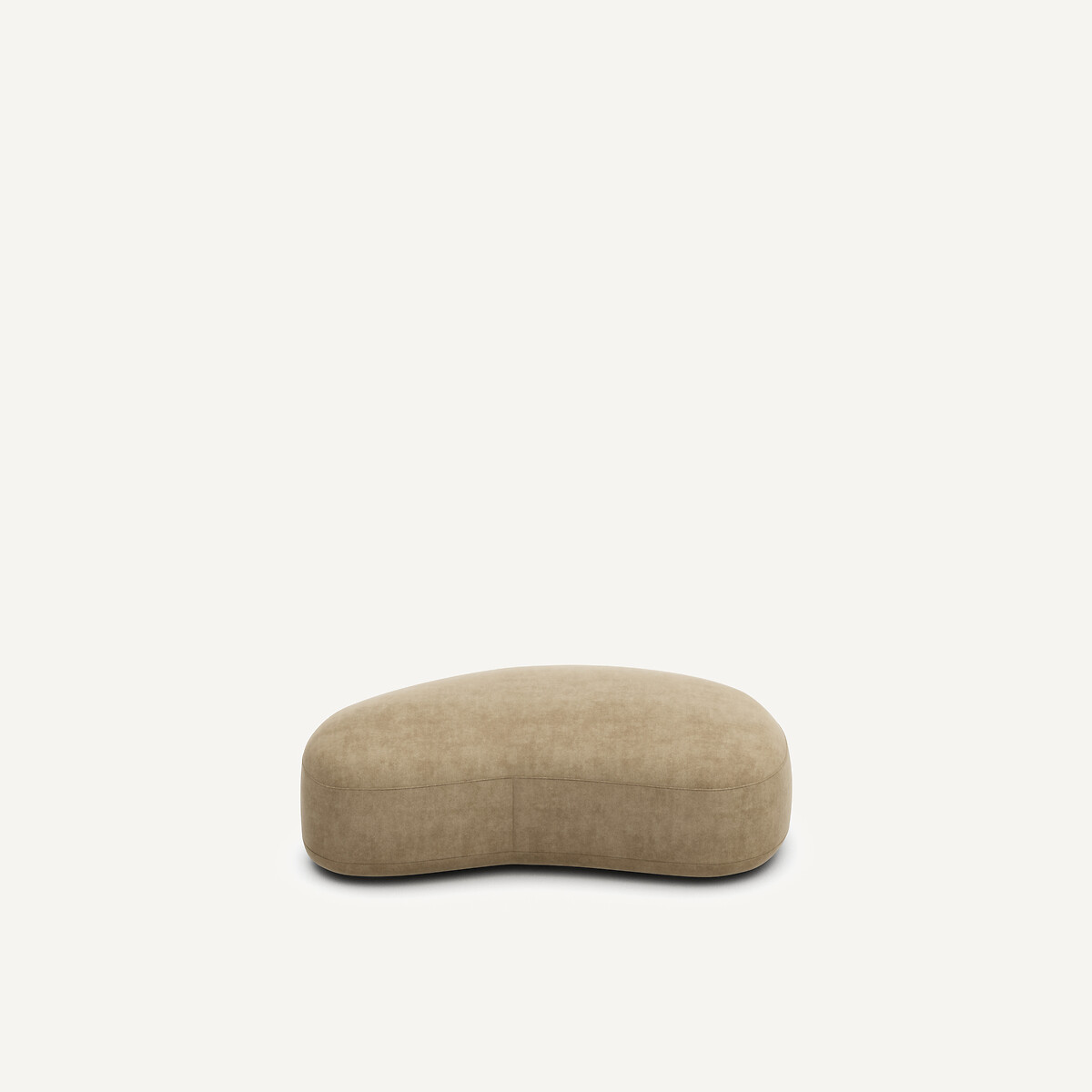 Υποπόδιο από βελούδο stonewashed Μ95xΠ137xΥ38cm