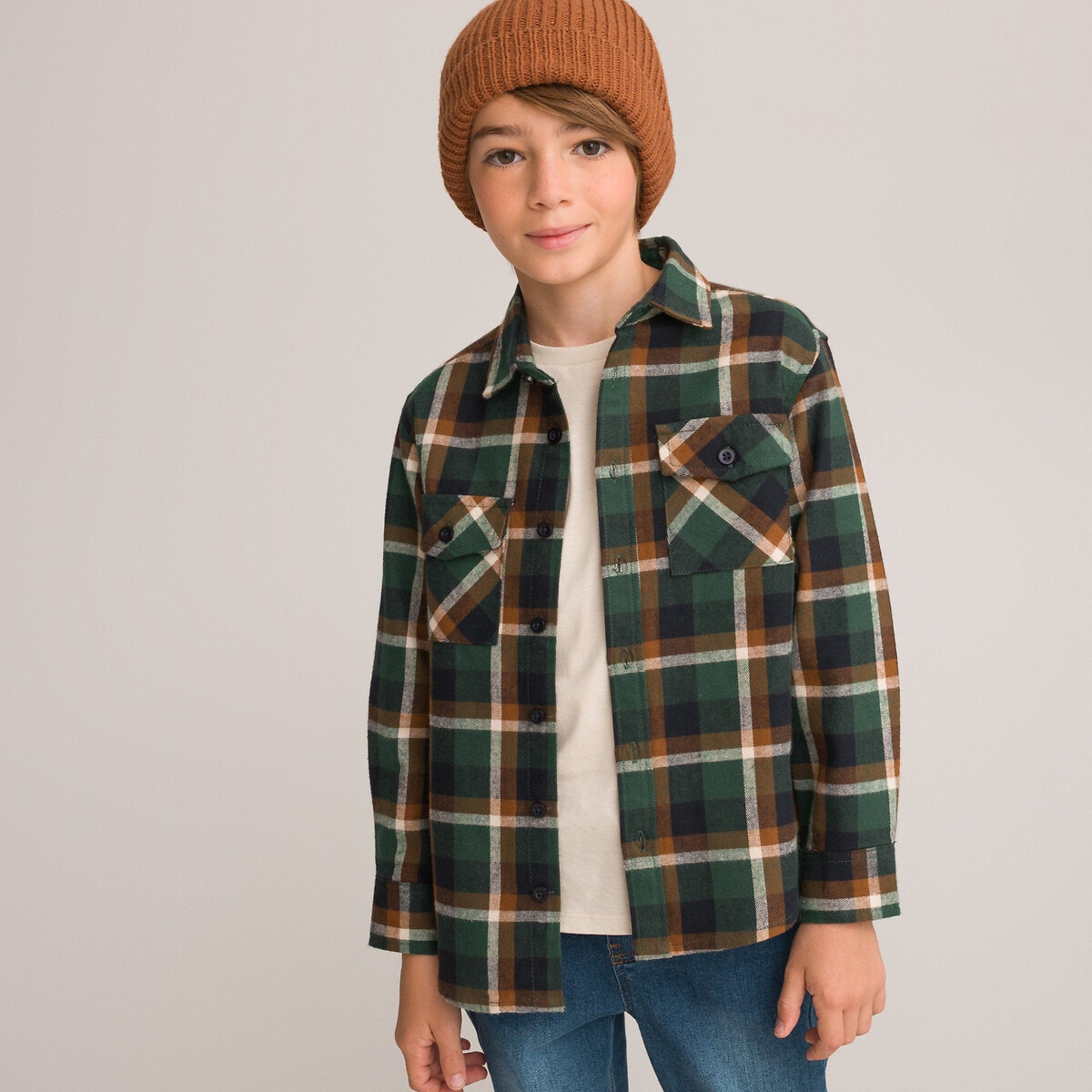 Καρό πουκάμισο-τζάκετ