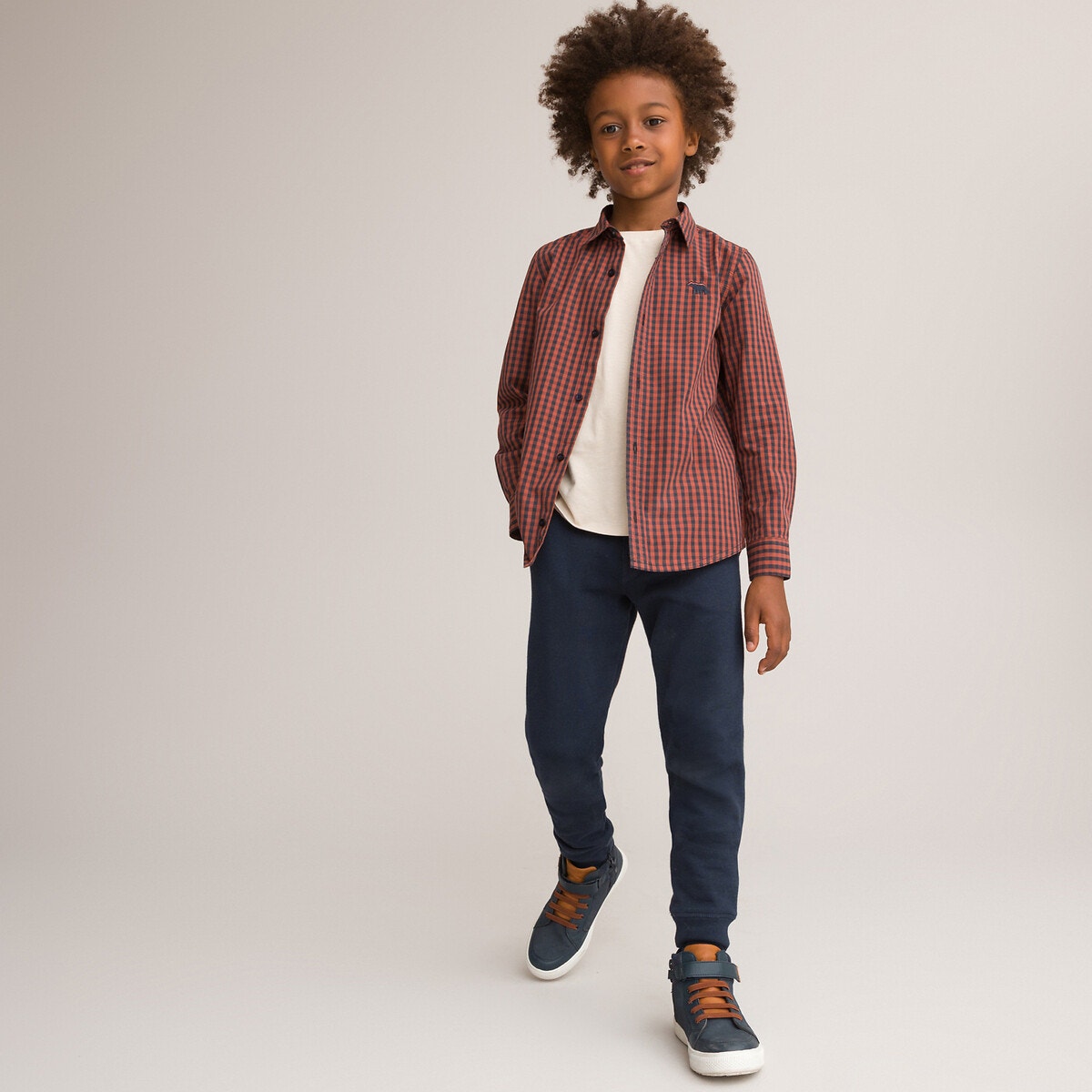 Μακρυμάνικο πουκάμισο με μικρά καρό