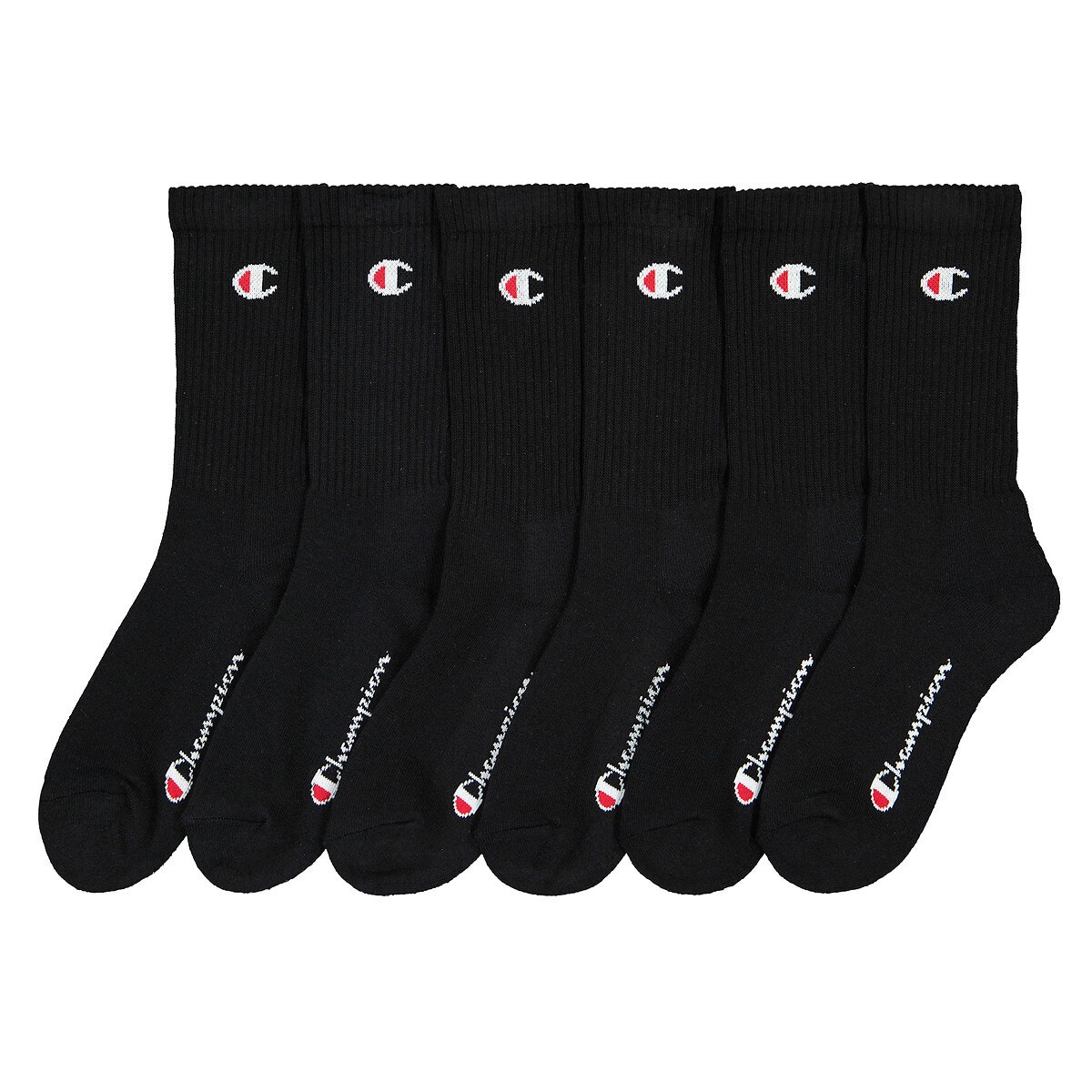 Σετ 6 ζευγάρια κάλτσες με λογότυπο
