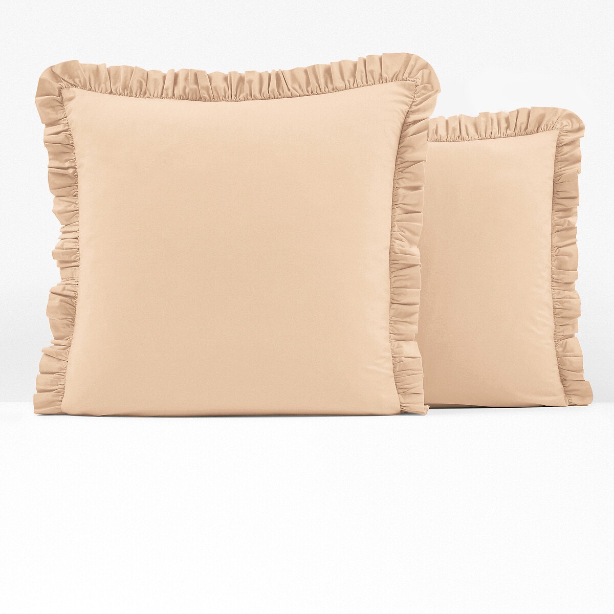 Μαξιλαροθήκη από προπλυμένο βαμβάκι με βολάν, Scénario