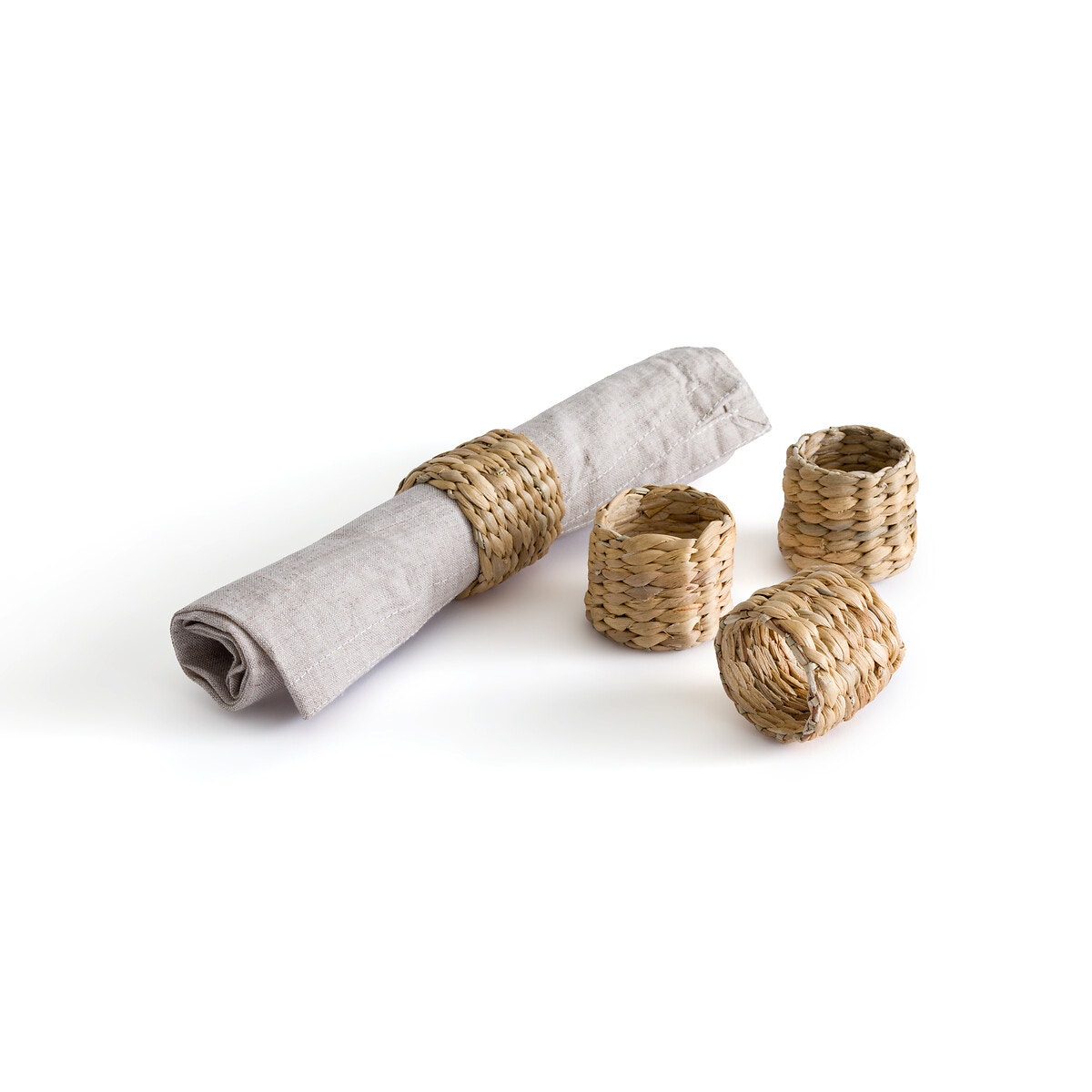 Σετ 4 δαχτυλίδια για πετσέτες από υδροϋάκυνθο, Jacinto