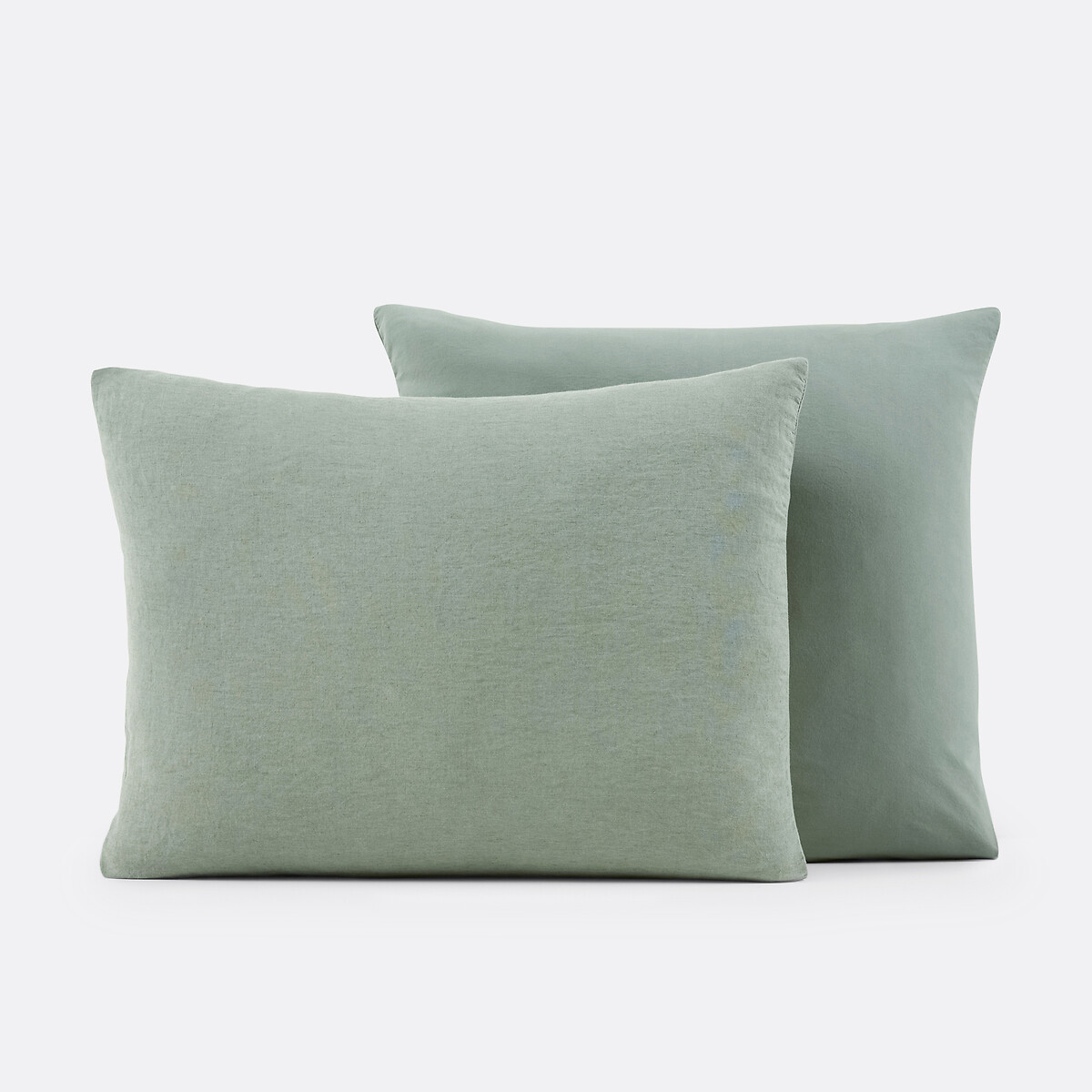 La Redoute Interieurs Μαξιλαροθήκη από προπλυμένο λινό και βαμβάκι 50x70 cm