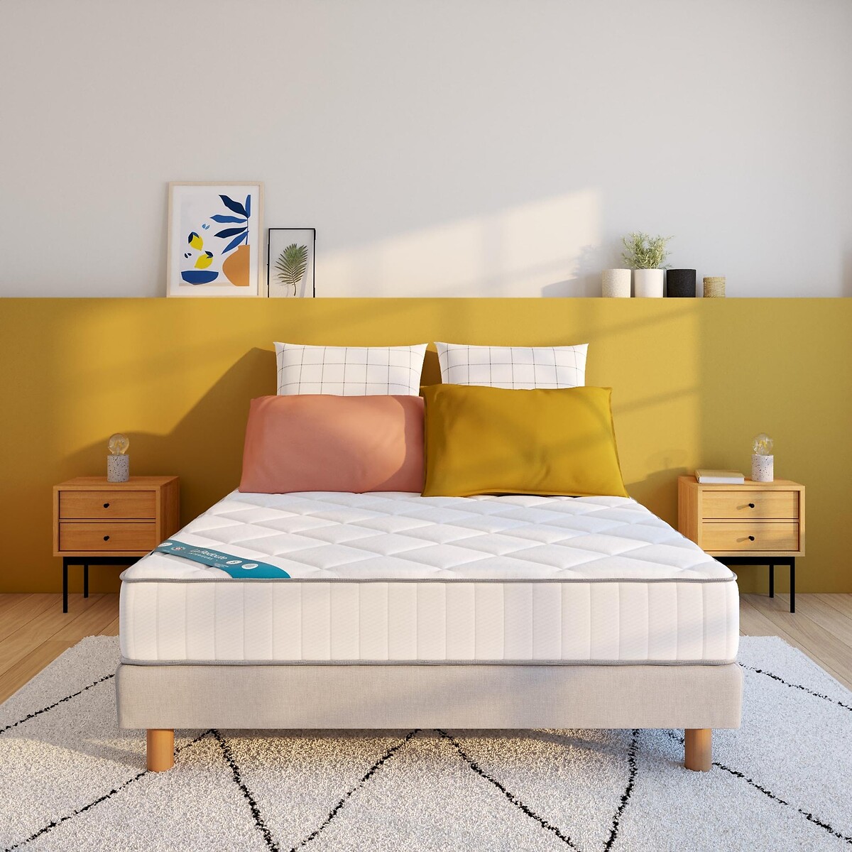 La Redoute Interieurs Μέτρια σκληρό στρώμα latex 15 εκ. 3 ζωνών 80x190 cm