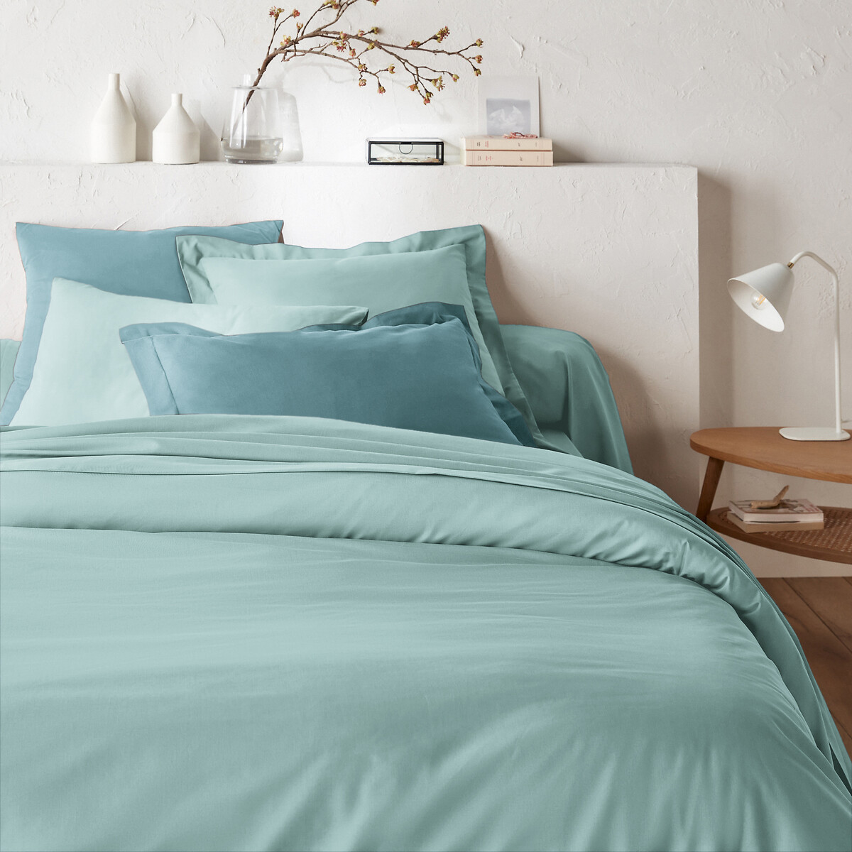 La Redoute Interieurs Βαμβακερή μονόχρωμη παπλωματοθήκη 135x200 cm