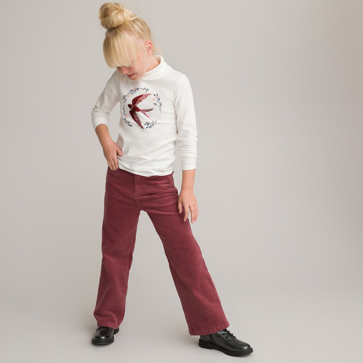 Ζιβάγκο με όρθιο λαιμό και μοτίβο από μαγικές πούλιες