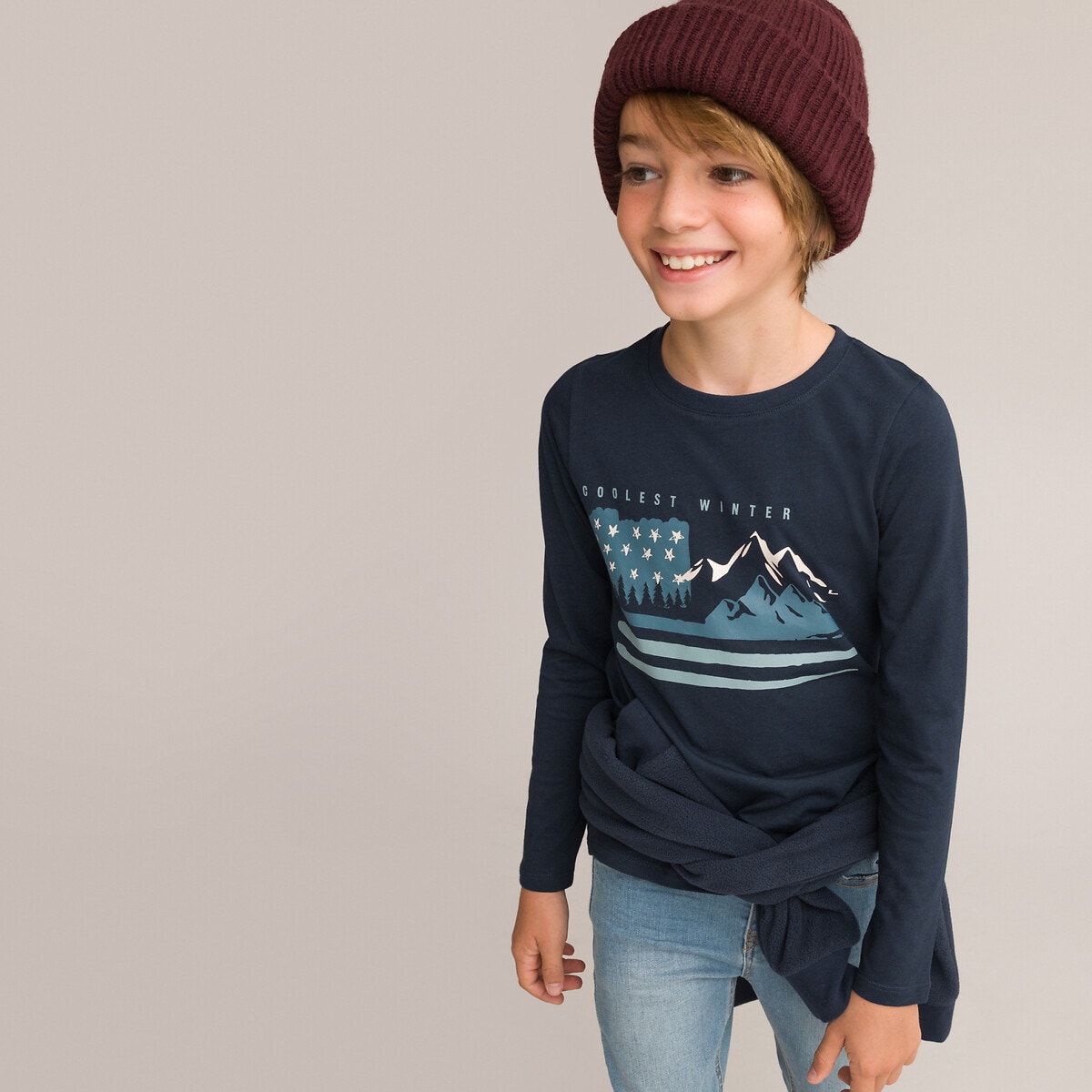 Μακρυμάνικη μπλούζα με στάμπα