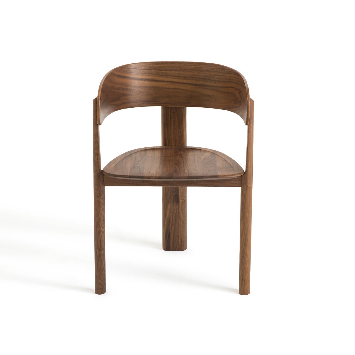 Πολυθρόνα από ξύλο καρυδιάς Marais, σχεδίασης E. Gallina