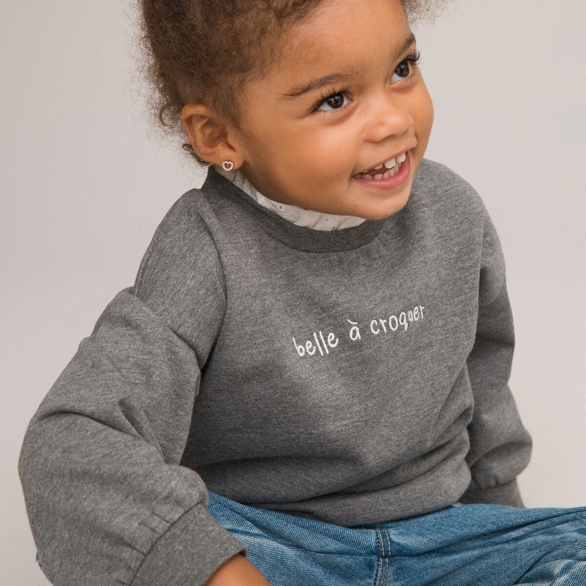 Φούτερ από φανέλα 2 σε 1 με κέντημα