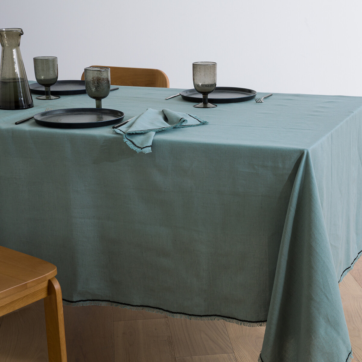 Τραπεζομάντηλο από λινό/βαμβάκι 150x150 cm