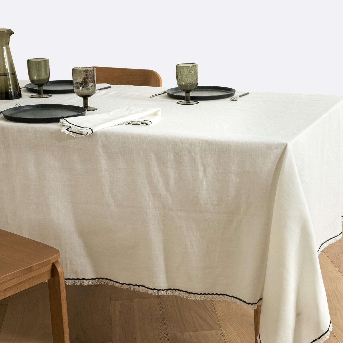 Τραπεζομάντηλο από λινό/βαμβάκι 150x150 cm