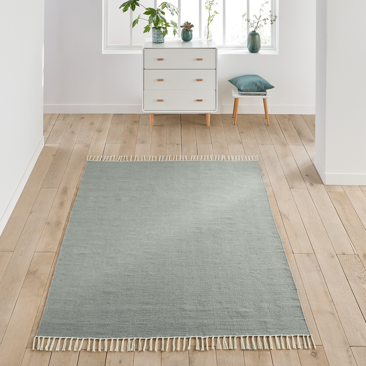 La Redoute Interieurs Μονόχρωμο χαλί με επίπεδη ύφανση 120x170 cm Μ120xΠ170cm