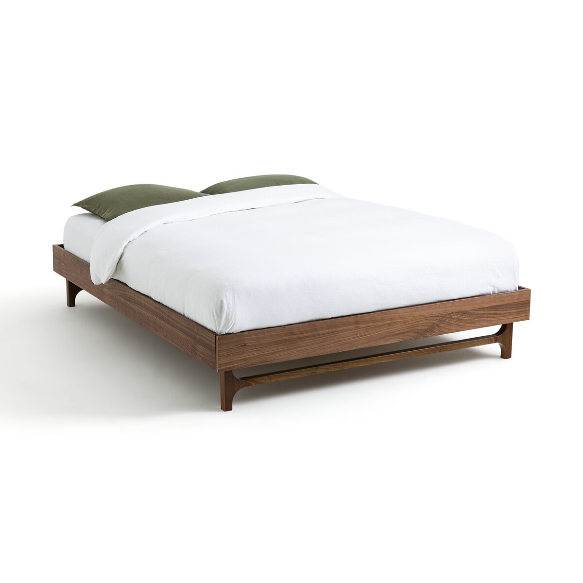Σπίτι > Έπιπλα > Υπνοδωμάτιο > Κρεβάτια Κρεβάτι vintage από ξύλο καρυδιάς με τάβλες Μ204cm