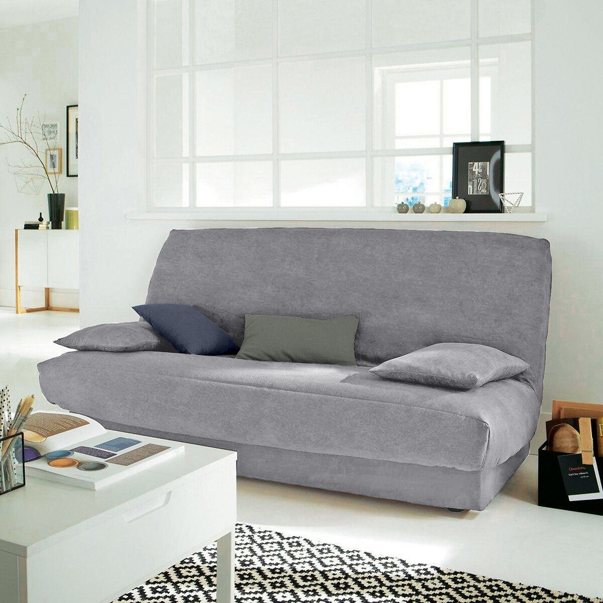 Σπίτι > Λευκά είδη > Ύφασμα, διακόσμηση > Καλύμματα καναπέ, καρέκλας > Καλύμματα για πτυσσόμενο καναπέ clic-clac, BZ Κάλυμμα βάσης από σουετίνα για καναπέ τύπου ακορντεόν One size