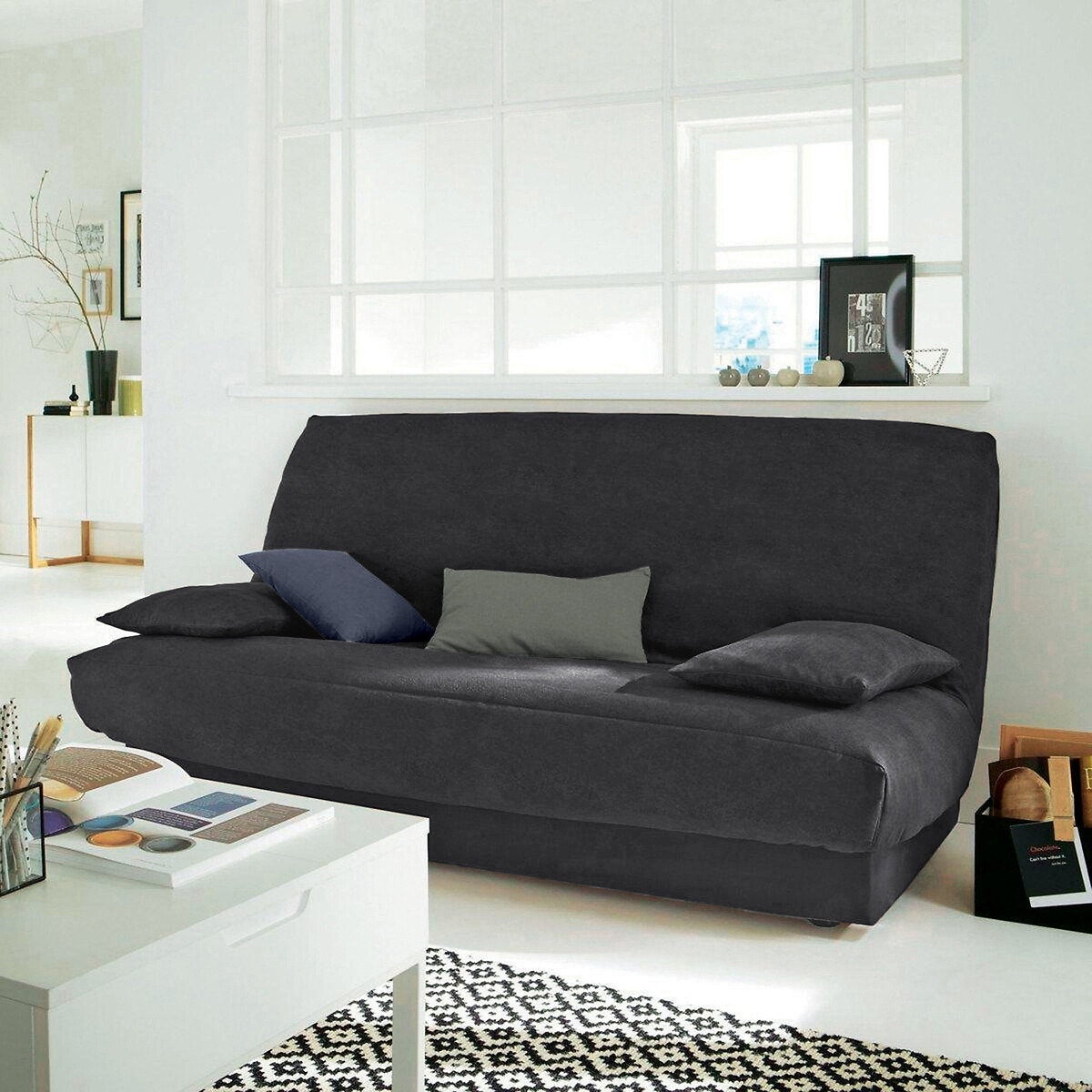 Σπίτι > Λευκά είδη > Ύφασμα, διακόσμηση > Καλύμματα καναπέ, καρέκλας > Καλύμματα για πτυσσόμενο καναπέ clic-clac, BZ Κάλυμμα βάσης από σουετίνα για καναπέ τύπου ακορντεόν One size