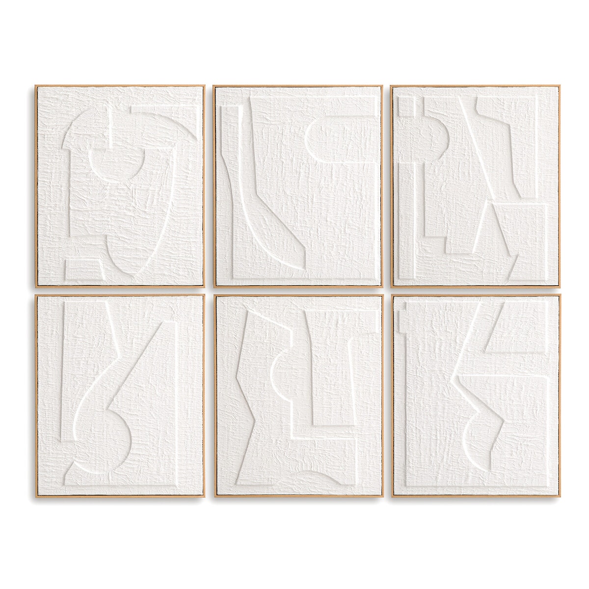 Σετ 6 κάδρα από ανάγλυφο χαρτί, Hekatos