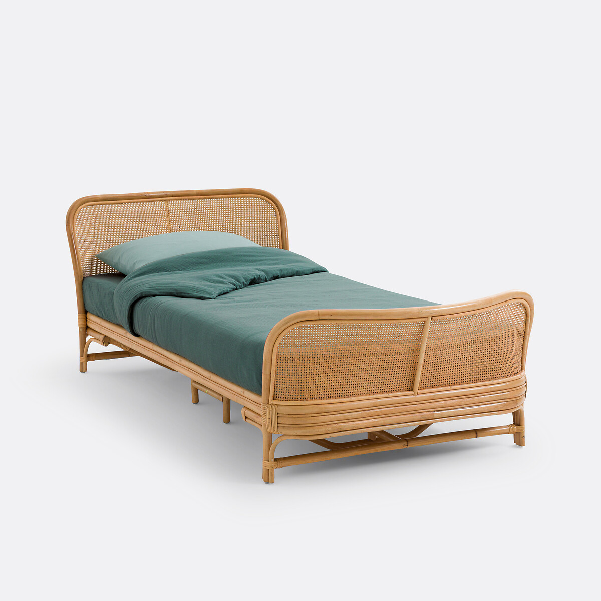 La Redoute Interieurs Κρεβάτι και τάβλες από ρατάν Μ97xΠ217xΥ70cm