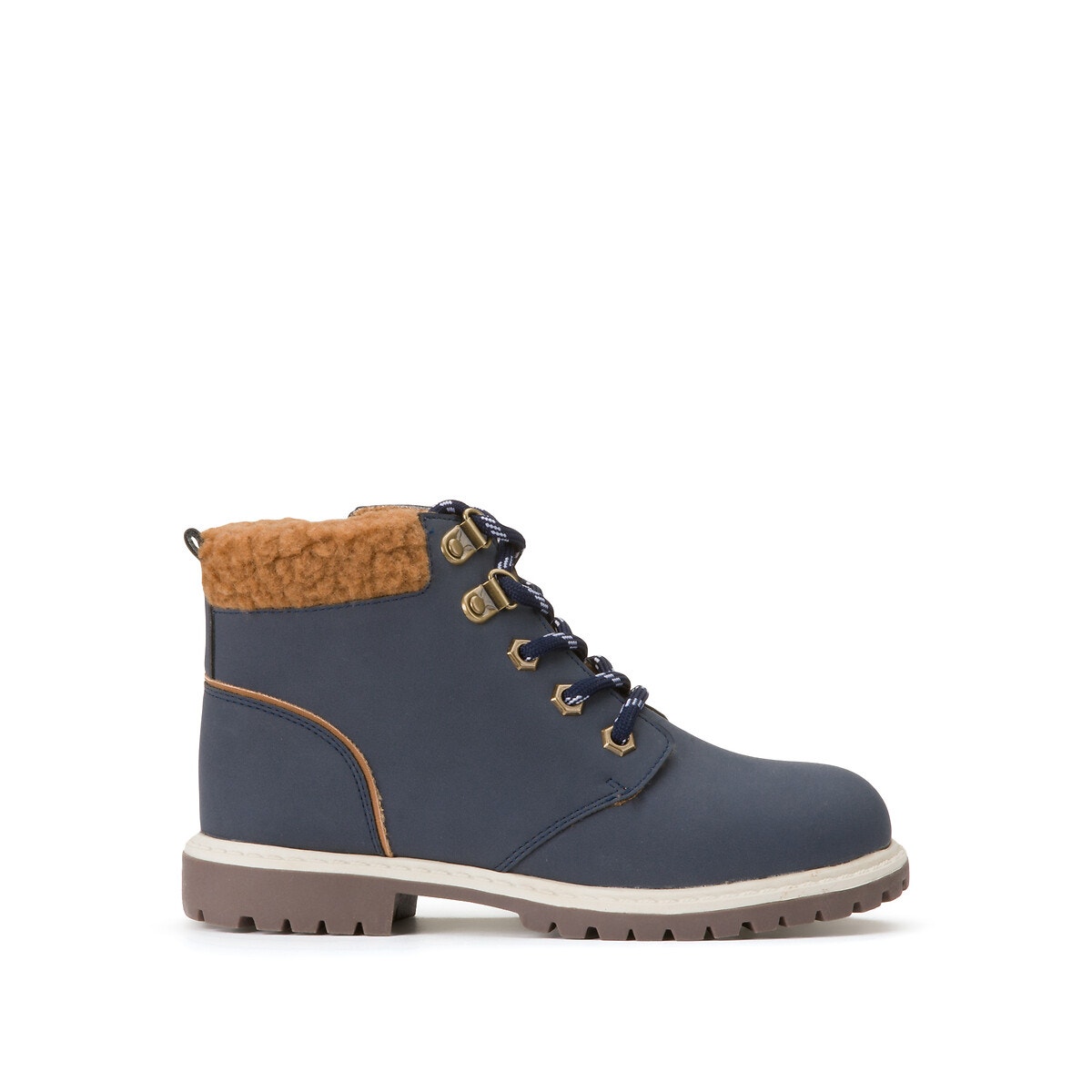 Μποτάκια με φερμουάρ και κορδόνια