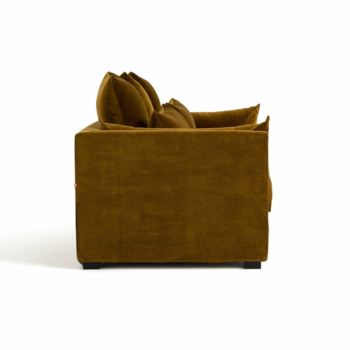 Πτυσσόμενος τριθέσιος καναπές-κρεβάτι με βελουτέ ταπετσαρία, Mariano