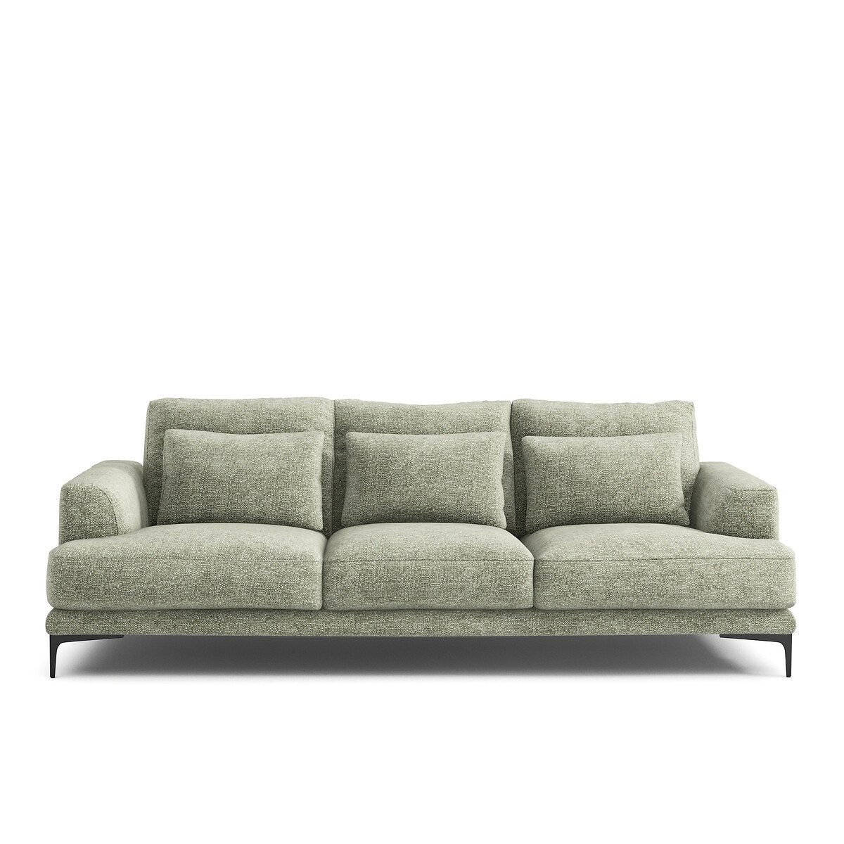 Καναπές με βαμβακερή ταπετσαρία Μ105xΠ217xΥ83cm