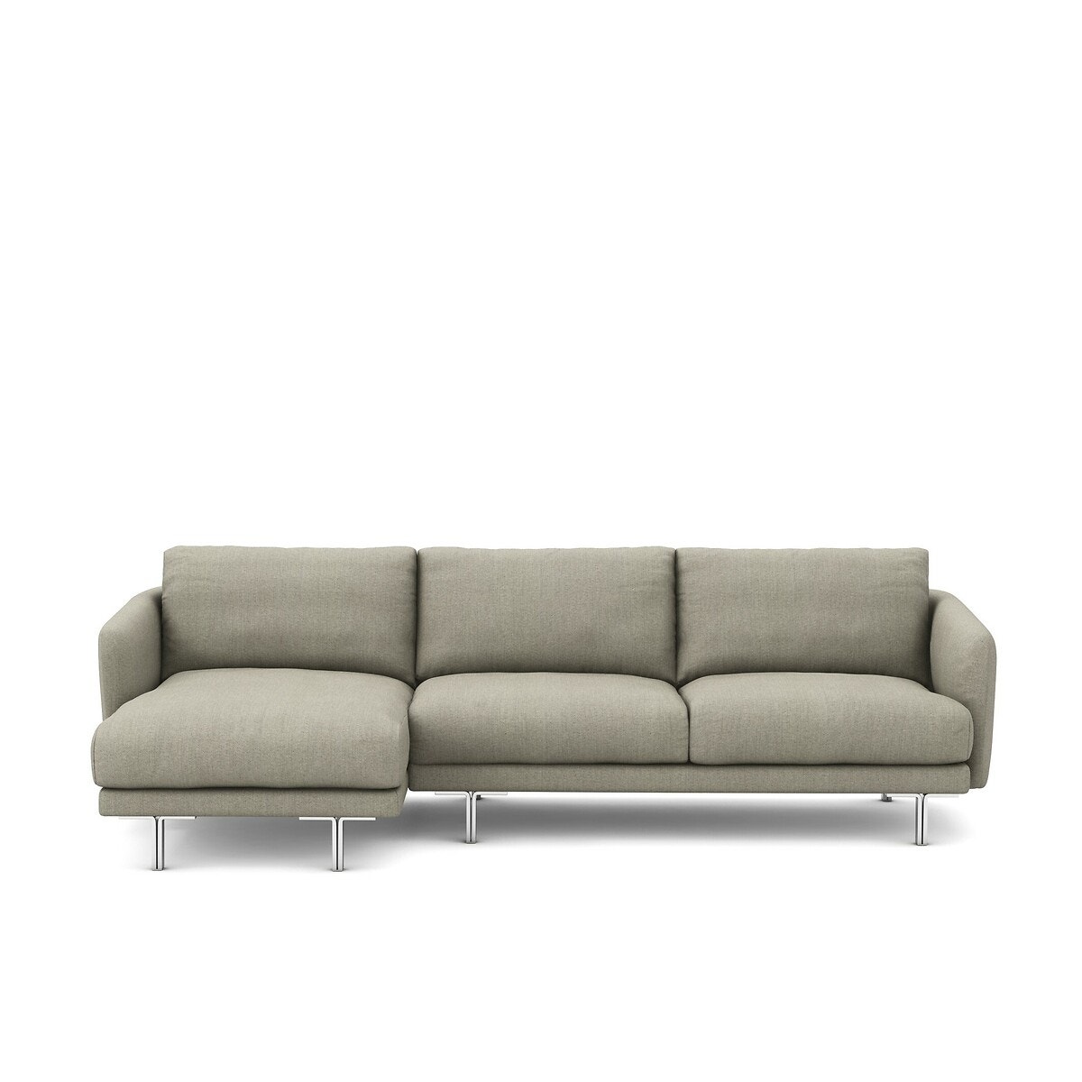 Γωνιακός καναπές με τουίντ ταπετσαρία, Nogara