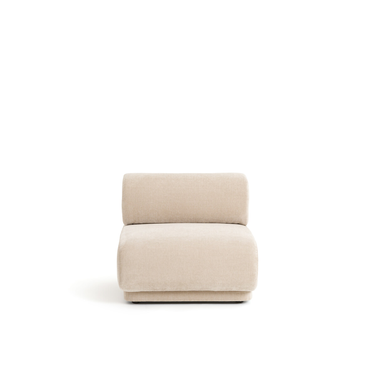 La Redoute Interieurs Πολυθρόνα από βελούδο με ανάγλυφη υφή Μ99xΠ82xΥ72cm