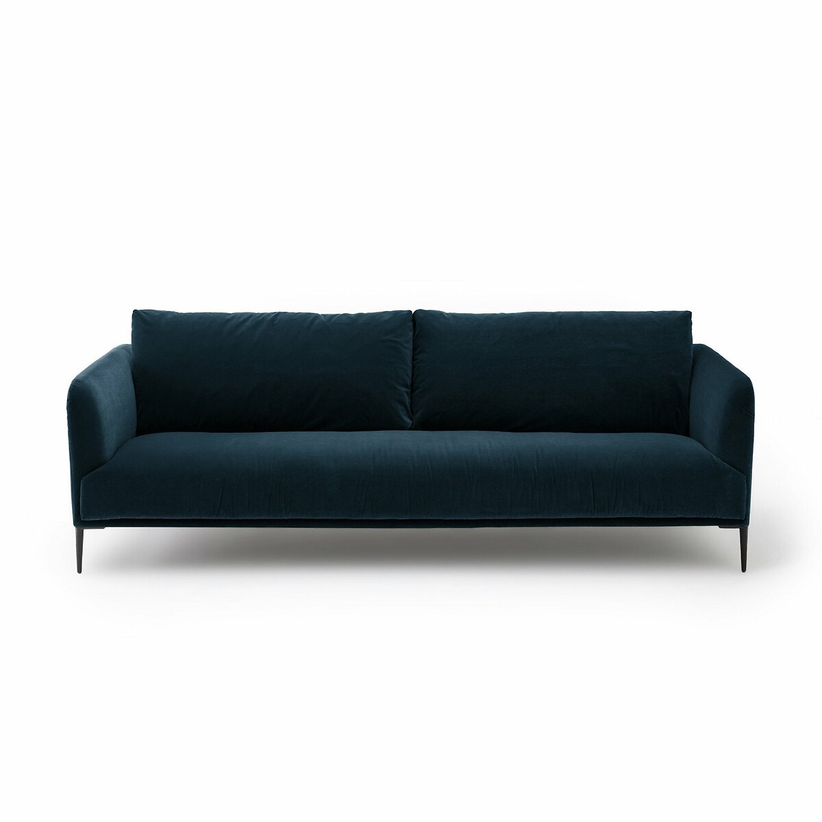 Καναπές με βελούδινη ταπετσαρία Oscar Μ103xΠ240xΥ82cm