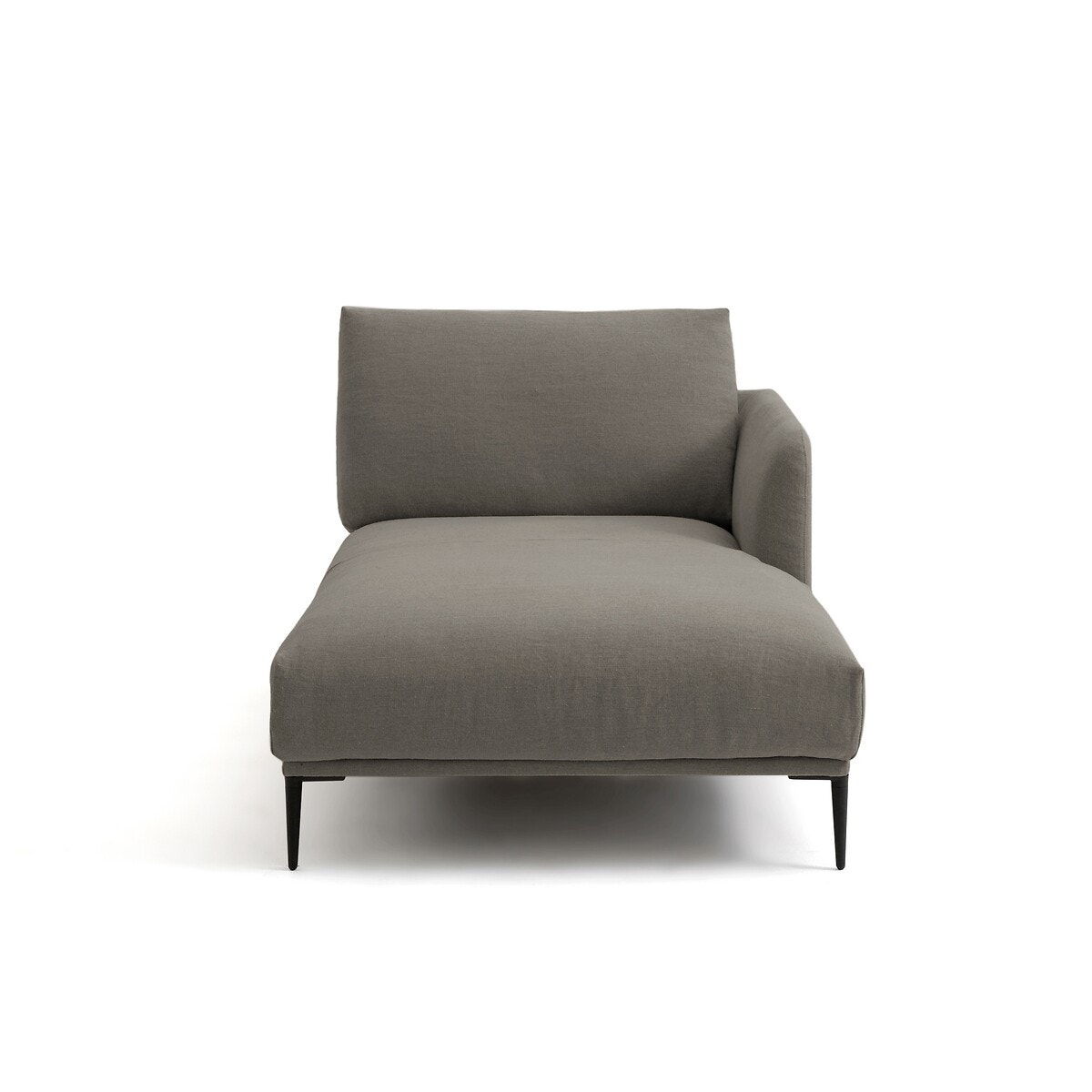 Ανάκλιντρο Oscar από χοντρό λινό ύφασμα stonewashed, σχεδίασης E.Gallina