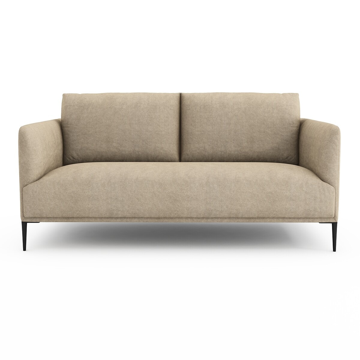 AM.PM Καναπές από χοντρό λινό stonewashed Μ103xΠ179xΥ82cm