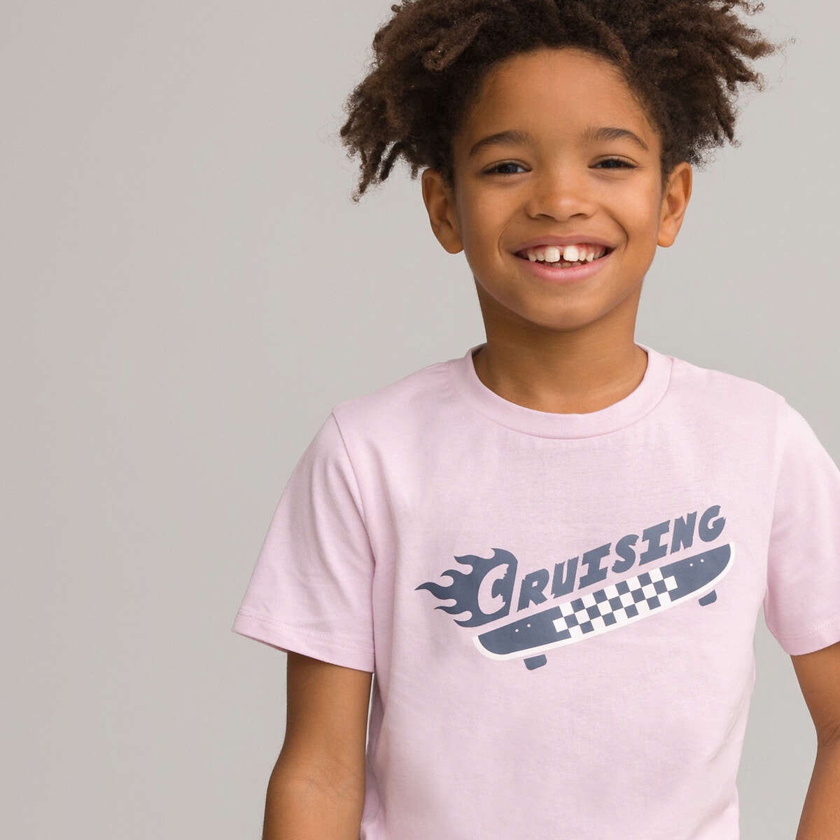 Κοντομάνικο T-shirt με στάμπα σκέιτ